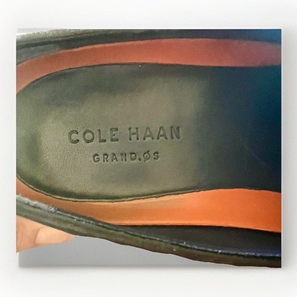 COLE HAAN Grand'Os leather loafers. Men's Size 9.5 - Picture 6 of 8